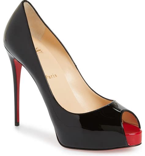 simple pump christian louboutin|christian louboutin open toe pumps.